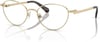 Swarovski Womens Sk1002 Oval Prescription Eyewear FramesPale GoldDemo Lens