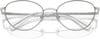 Swarovski Womens Sk1002 Oval Prescription Eyewear FramesSilverDemo Lens