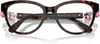 Swarovski Womens Sk2004f Low Bridge Fit Round Prescription Eyewear FramesDark HavanaDemo Lens