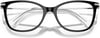 Swarovski Womens Sk2010f Low Bridge Fit Square Prescription Eyewear FramesBlackDemo Lens