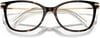 Swarovski Womens Sk2010f Low Bridge Fit Square Prescription Eyewear FramesDark HavanaDemo Lens