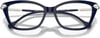 Swarovski Womens Sk2011 Cat Eye Prescription Eyewear FramesBlueDemo Lens