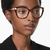 Swarovski Womens Sk2011 Cat Eye Prescription Eyewear FramesHavanaDemo Lens