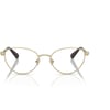 Swarovski Womens Sk1002 Oval Prescription Eyewear FramesPale GoldDemo Lens