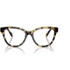 Swarovski Womens Sk2004f Low Bridge Fit Round Prescription Eyewear FramesLight HavanaDemo Lens