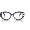 Swarovski Womens Sk2006 Cat Eye Prescription Eyewear FramesOpal BlueDemo Lens