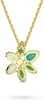 SWAROVSKI Gema Flower Pendant Necklace CollectionGreen Flower Pendant Necklace