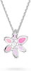 SWAROVSKI Gema Flower Pendant Necklace CollectionPink Flower Pendant Necklace