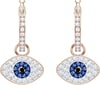 SWAROVSKI Symbolic Evil Eye Crystal Jewelry Collection Featuring Necklaces Earrings and BraceletsHoop Earrings