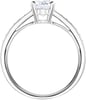 Swarovski Attract Round Ring Jewelry Collection Rhodium Finish Clear CrystalsUS 5EU 50