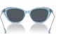 Swarovski Womens Sk6010 Cat Eye SunglassesOpal Light BlueDark Grey