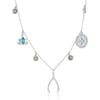 SWAROVSKI Womens Symbolic Crystal Necklace Jewelry CollectionRhodium Tone Finish