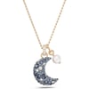 Swarovski Luna Pendant Necklace Crescent Moon Motif with Dark Pav Stones in Rose GoldTone Finish Part of the Luna CollectionSwarovski Luna Pendant Necklace Crescent Moon Motif with Dark Pav Stones in Rose GoldTone Finish Part of the Luna Collection