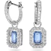 Swarovski Millenia Crystal Drop Earrings CollectionBlue Drop Earrings  Rhodium Tone Finish