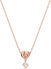 SWAROVSKI Lifelong Heart Necklace Earrings and Bracelet Crystal Jewelry Collection Rose Gold amp Rhodium Tone FinishPendant Necklace