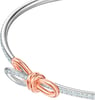 Swarovski Lifelong Bow Necklace and Bracelet Jewelry Collection Clear Crystals Rhodium FinishBangle Bracelet