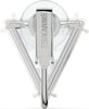 Swarovski Mesmera Earring Jewelry Collection Rhodium Finish Clear CrystalsTriangle Cut