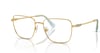 Swarovski Womens Sk1003 Square Prescription Eyewear FramesGoldBlueDemo Lens