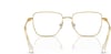 Swarovski Womens Sk1003 Square Prescription Eyewear FramesGoldDemo Lens