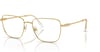 Swarovski Womens Sk1003 Square Prescription Eyewear FramesGoldDemo Lens