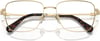 Swarovski Womens Sk1003 Square Prescription Eyewear FramesPale GoldHavanaDemo Lens