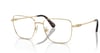 Swarovski Womens Sk1003 Square Prescription Eyewear FramesPale GoldHavanaDemo Lens