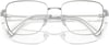 Swarovski Womens Sk1003 Square Prescription Eyewear FramesSilverDemo Lens