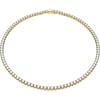 Swarovski Matrix Tennis NecklaceNEW Gold Tone