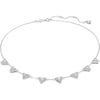 Swarovski Ortyx Crystal Necklace Jewelry Collection Rhodium Tone FinishChoker Necklace