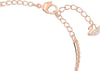 SWAROVSKI Infinity Twist Jewelry Collection Bracelets amp Necklaces Rhodium amp Rose Gold Tone Finish Clear CrystalsBangle Bracelet  Rose Gold Tone