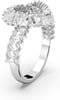 SWAROVSKI Matrix cocktail ring Mixed cuts Heart White Rhodium FinishUS 6EU 52