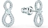 SWAROVSKI Womens Infinity Jewelry Collection Rhodium Finish Clear CrystalsSWAROVSKI Womens Infinity Jewelry Collection Rhodium Finish Clear Crystals