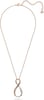 Swarovski Exist Crystal Earring and Necklace Jewelry Collection Clear CrystalsInfinity Pendant Necklace  Rose Gold Tone Finish