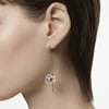 Swarovski Hollow Collection Drop EarringsBlue