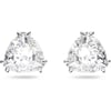 SWAROVSKI Millenia Crystal Jewelry Collection Clear Trilliant amp Pear Cut Crystals Rhodium Tone FinishEarrings  Trilliant Cut Crystals