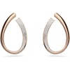 Hoop Earrings - Rose Gold Tone Finish