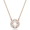 Swarovski Sparking Dance Crystal Jewelry Collection Gold Tone amp Rose Gold Tone FinishPendant Necklace  Gold Tone Finish