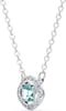 SWAROVSKI Angelic Square Collection NecklaceAqua Blue