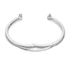 SWAROVSKI Attract Cuff Bracelet Jewelry Collection Rhodium Tone Finish Clear CrystalsLarge