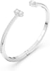 SWAROVSKI Attract Cuff Bracelet Jewelry Collection Rhodium Tone Finish Clear CrystalsSmall