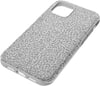 SWAROVSKI High Phone Case for iPhone 14 with Green Crystals in Ombre Effect Part of The High CollectioniPhone 12 mini Silver Crystals