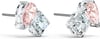 Swarovski Attract Soul Jewelry Collection Pink Crystals Clear CrystalsStud Earrings  PinkClear Crystals