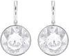 Swarovski Bella Crystal Earrings CollectionMini Earrings  Silver Bella Earrings Crystal Jewelry Collection