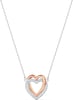 Swarovski Infinity Heart Jewelry Collection Necklaces and Bracelets Rose Gold amp Rhodium Tone Finish Clear CrystalsNecklace