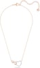 Swarovski Infinity Heart Jewelry Collection Necklaces and Bracelets Rose Gold amp Rhodium Tone Finish Clear CrystalsPendant Necklace