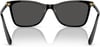 Swarovski Womens Sk6004 Rectangular SunglassesBlackDark Grey