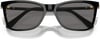 Swarovski Womens Sk6004 Rectangular SunglassesBlackDark Grey Polarized