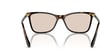 Swarovski Womens Sk6004 Rectangular SunglassesDark HavanaPhotochromic Brown