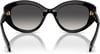 Swarovski Womens Sk6005 Cat Eye SunglassesBlackGrey Gradient