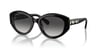 Swarovski Womens Sk6005 Cat Eye SunglassesBlackGrey Gradient